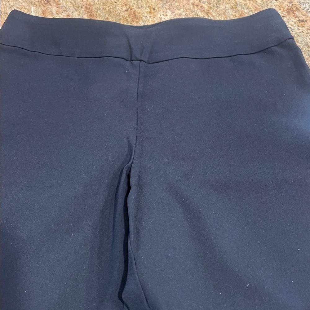 Women's Black Straight Leg Pants - Picture 4 of 7